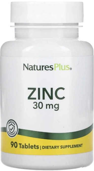 Цинк  NaturesPlus Zinc 30 мг 90 таб Київ - фото 1