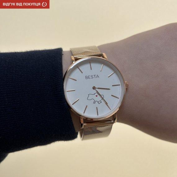 Часы наручные классические Besta Love UA Rosegold Винница - изображение 8