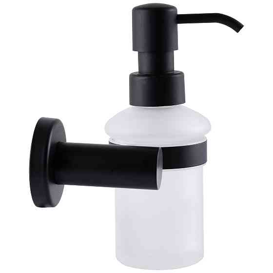 Дозатор рідкого мила Globus Lux BS8433 чорний матовий SUS304 Київ