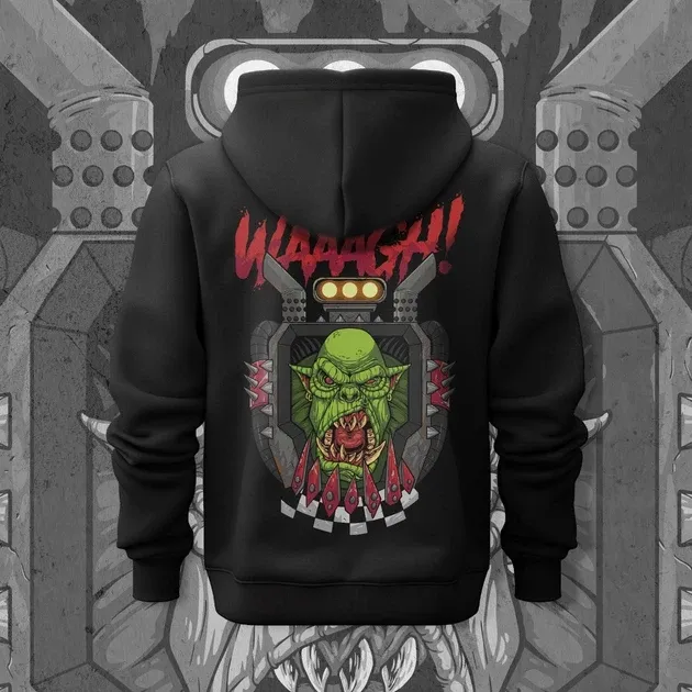 Худи для подростка мальчика с принтом WarHammer 40K Waaagh! Размер 150 Anime11140 Днепр - изображение 1