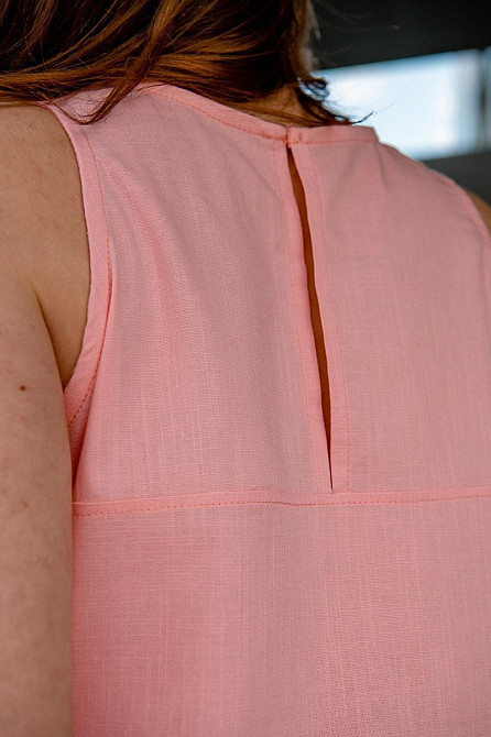 Сарафан женский, летний,  лен, розовый, топ Крохатушка одяг Киев - изображение 2