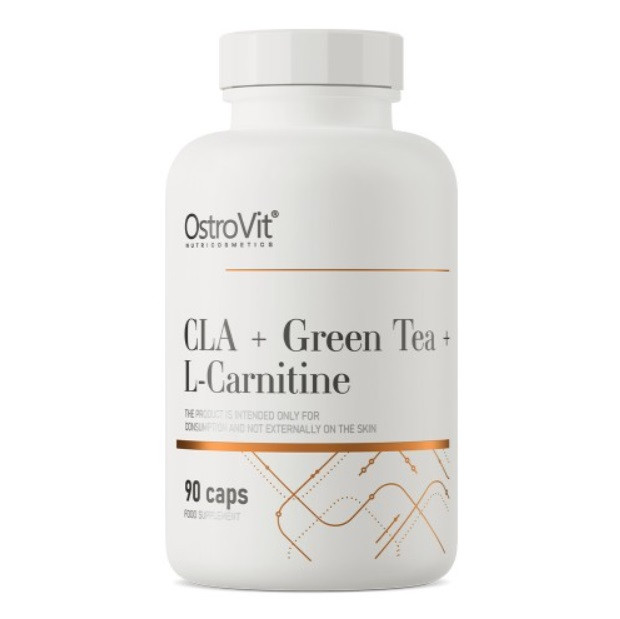 Жиросжигатель OstroVit L-Carnitine + CLA + Green Tea 90 caps Луцк - изображение 1