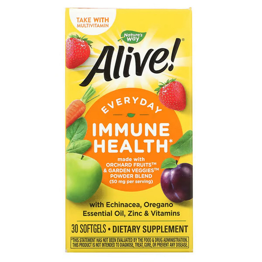 Мультивітаміни для імунітету Nature's Way Alive! Immune Health 30 капс Київ - фото 2