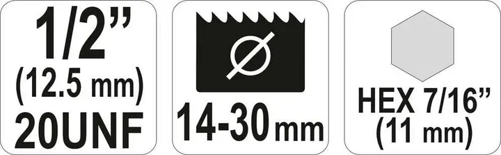 Адаптер HEX 1/2