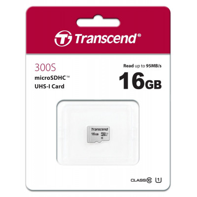 Карта памяти Transcend 16GB microSDHC class 10 UHS-I U1 (TS16GUSD300S) Винница - изображение 2