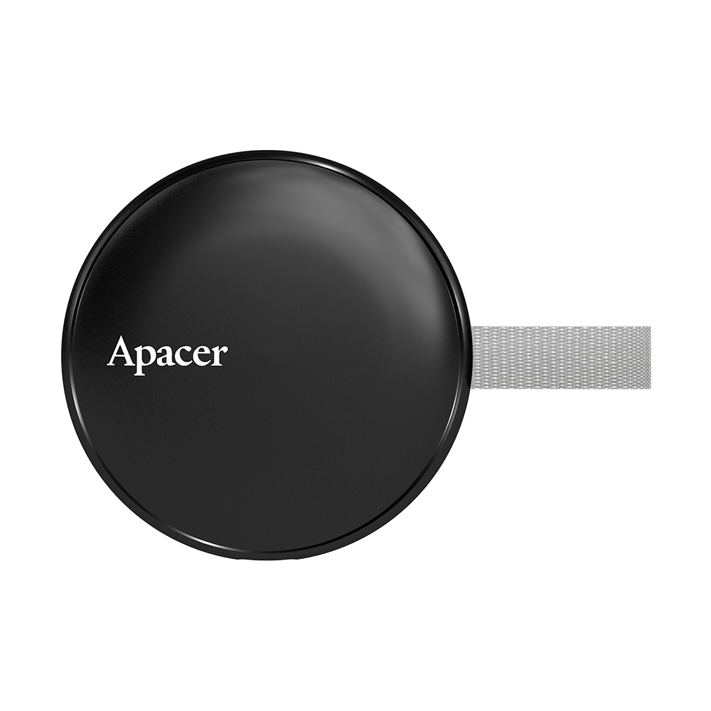 Портативний SSD Apacer Magnetic AS725 1 TB USB 3.2 Gen.2 Type-C MagSafe Black Одеса - фото 1
