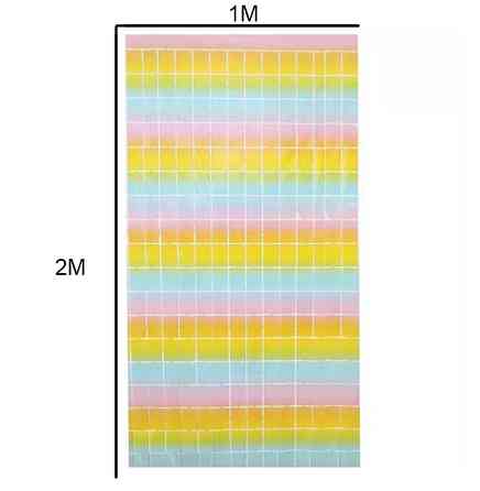 Шторка для фотозоны кубиками на стену 2 м на 1 м разноцветный Киев