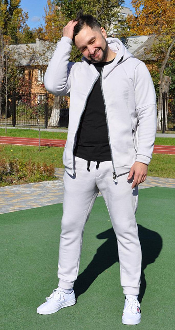 Тёплый костюм на флисе на змейке (50) Киев - изображение 1