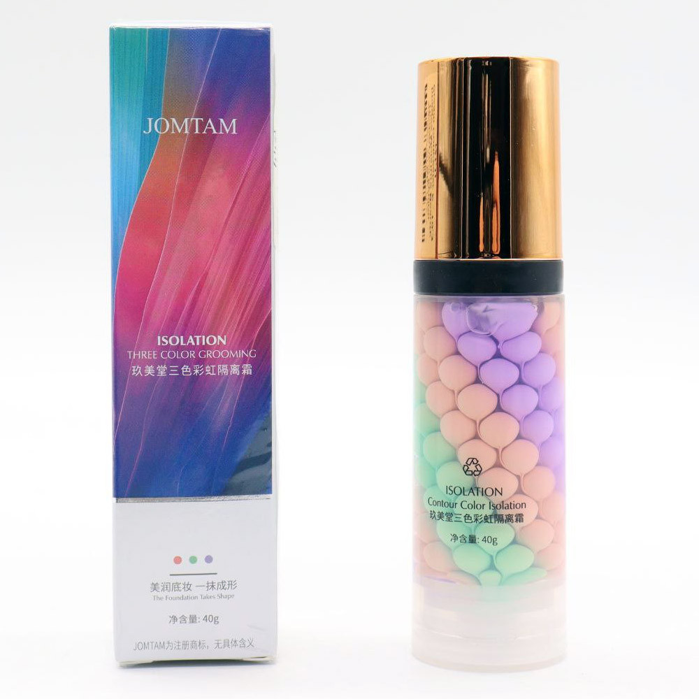 База під макіяж 3в1 вирівнювальна Jomtam, 40мл / Триколірна матова основа під макіяж / Праймер для обличчя Київ - фото 10