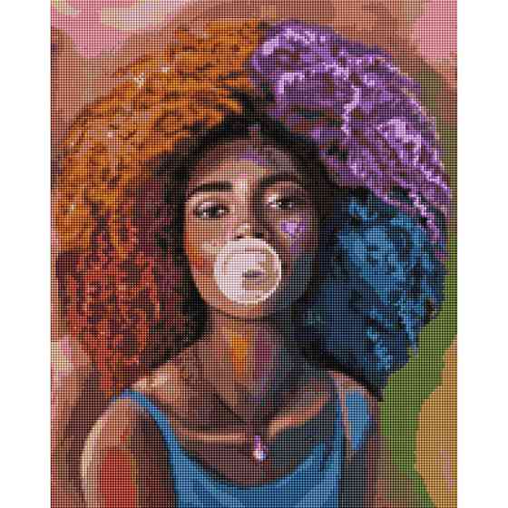 Алмазна мозаїка "В стилі хуба-буба" Brushme DBS1039 40х50 см Вінниця