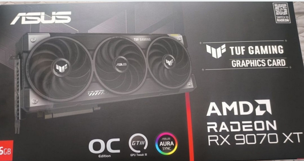 Видеокарта Radeon 9070 xt asus tuf OC, ГАРАНТИЯ. Харьков - изображение 4