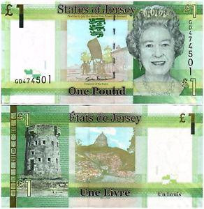 Джерсі / Jersey 1 Pound (2010) Pick 32a UNC Полтава - фото 1