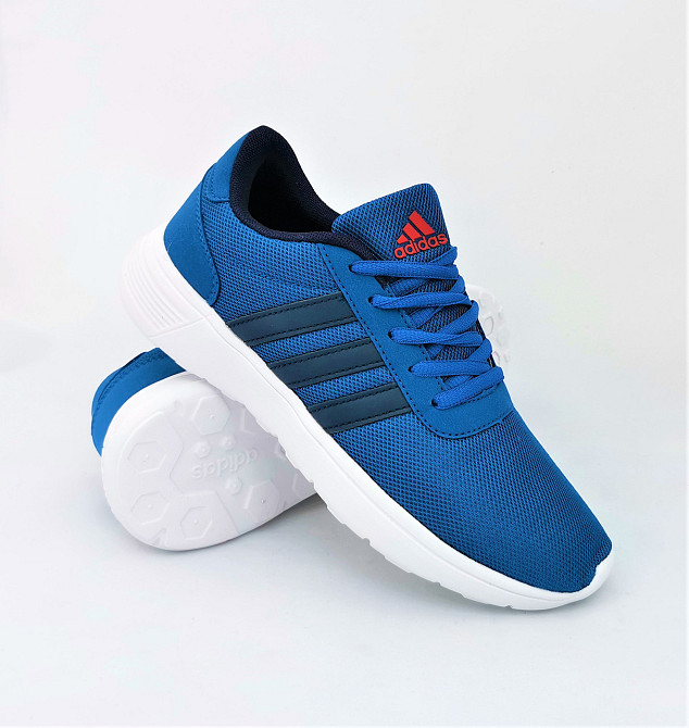 Кросівки Adidas Чоловічі Сині Адідас BOOST (розміри: 41,42) Відео Огляд Дніпро - фото 3