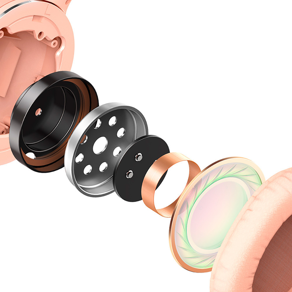 Бездротові накладні навушники Baseus Encok Wireless headphone D02 Pro Pink Київ - фото 8