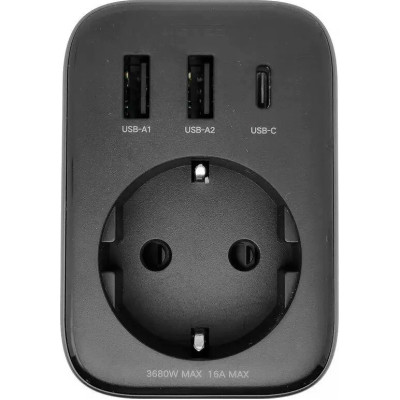 Зарядний пристрій Ugreen 3xUSB 30W Outlet Extender (2хUSB-A+USB-C) CD314 (90613) Вінниця - фото 6