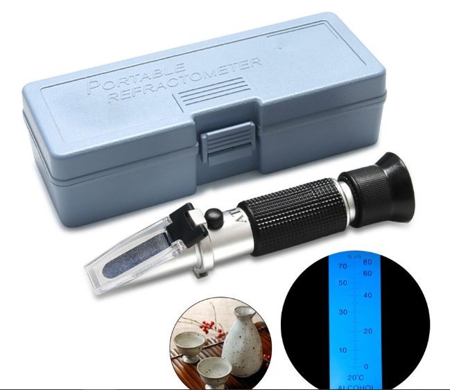 Портативный рефрактометр для измерения спирта 0-80% Киев - изображение 4