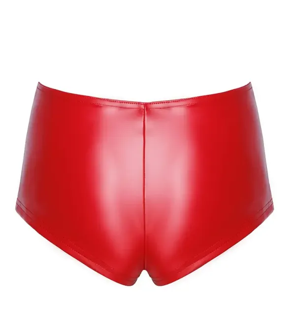 Шорти Noir Handmade F356 Red powerwetlook shorts - L Львів - фото 7