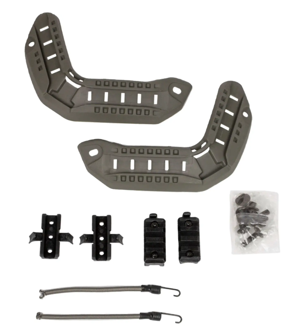 Рельсовое крепление на шлем каску FAST Планка Оливковый Винница - изображение 4