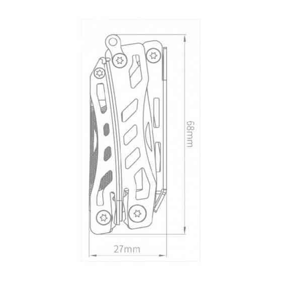 Мультитул NexTool Flagship Pro, чорний Київ