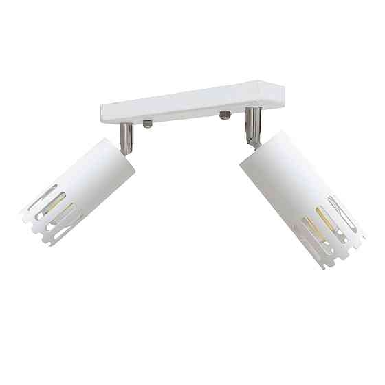 Светильник потолочный MSK Electric Teramo спот поворотный на два плафона белый NL 180501-2 WH Одесса