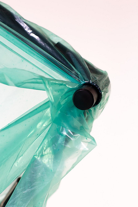 Портативний тримач сміттєвих пакетів Treho 120 - стійка для сміттєвих мішків, відкритий контейнер Бориспіль - фото 3