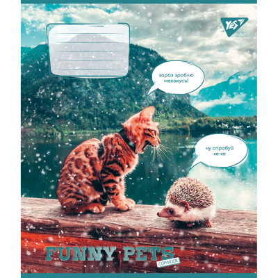 Тетрадь Yes Funny pets 36 листов клетка (767064) Винница - изображение 3
