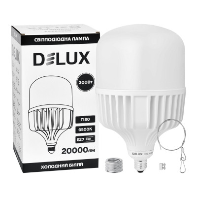Лампочка Delux T180_200Вт Е27/E40 6500K 230В (90023333) Винница - изображение 3