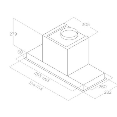 Вытяжка кухонная Elica HIDDEN 2.0 IXGL/A/52 Винница - изображение 9