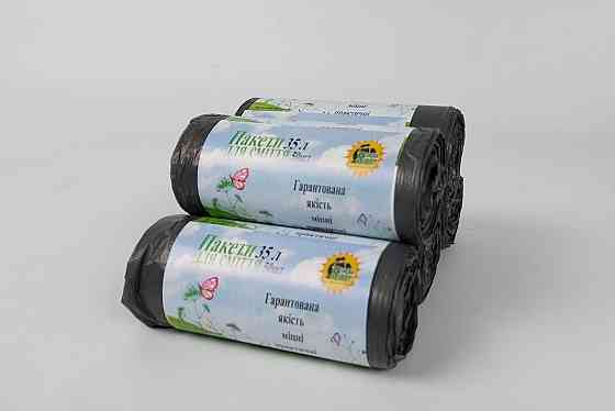 Пакет для мусора 35литров (50шт HD) Супер Торба черный (1 рул) Харьков