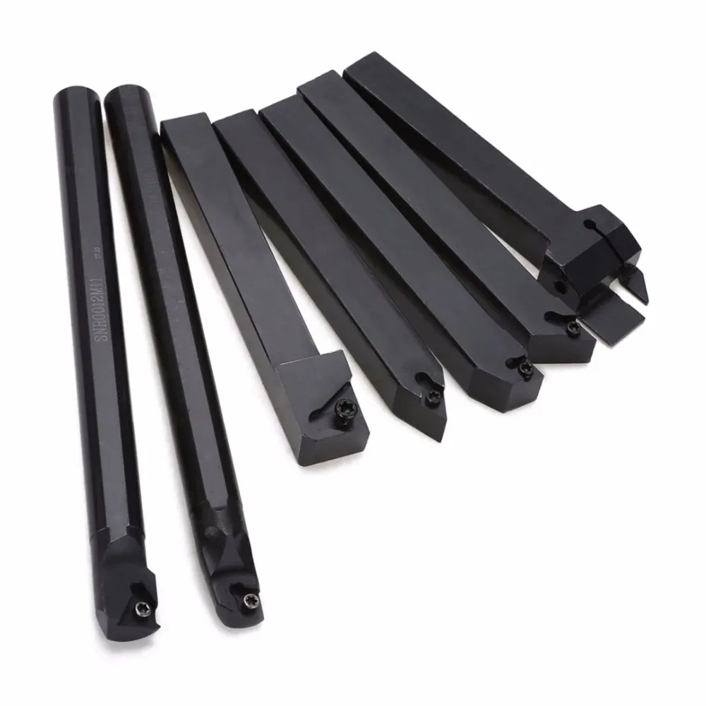 Набор токарных державок 7 шт с твердосплавными пластинами, 10×100/125 мм, ключи в комплекте Киев - изображение 2