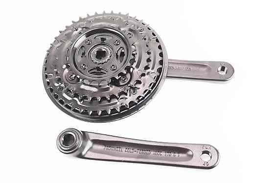 Шатуни "квадрат" 170мм, 42.34.24T MTB, алюмінієві, чорні MA-AC49 (в упаковці) Київ