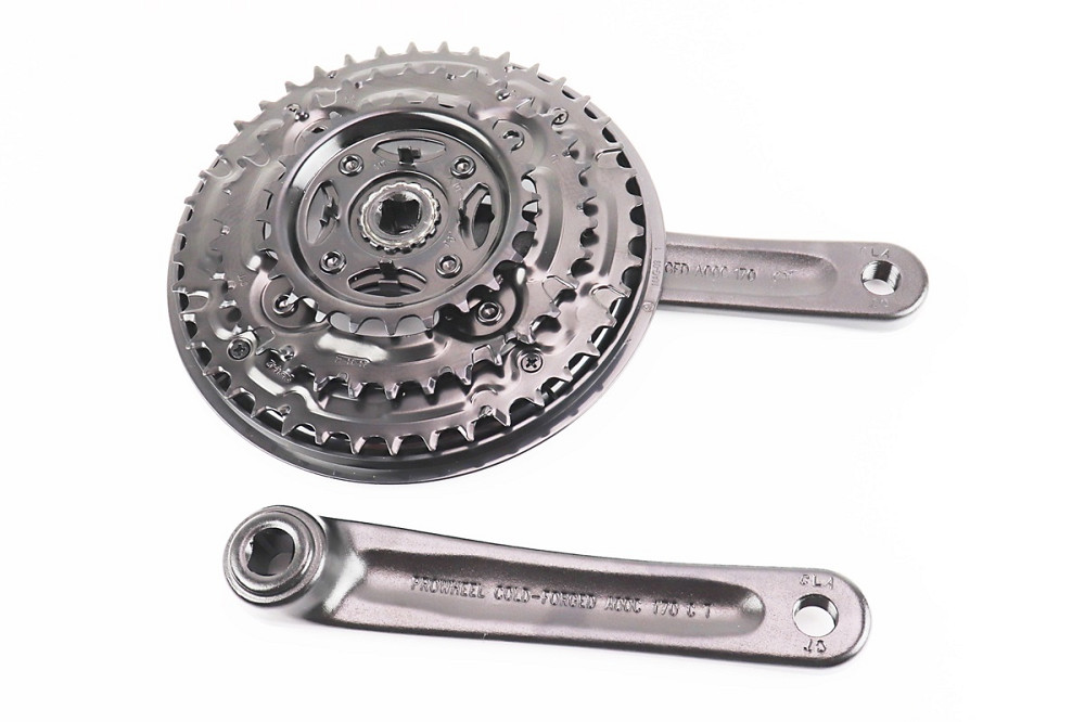 Шатуни "квадрат" 170мм, 42.34.24T MTB, алюмінієві, чорні MA-AC49 (в упаковці) Київ - фото 2