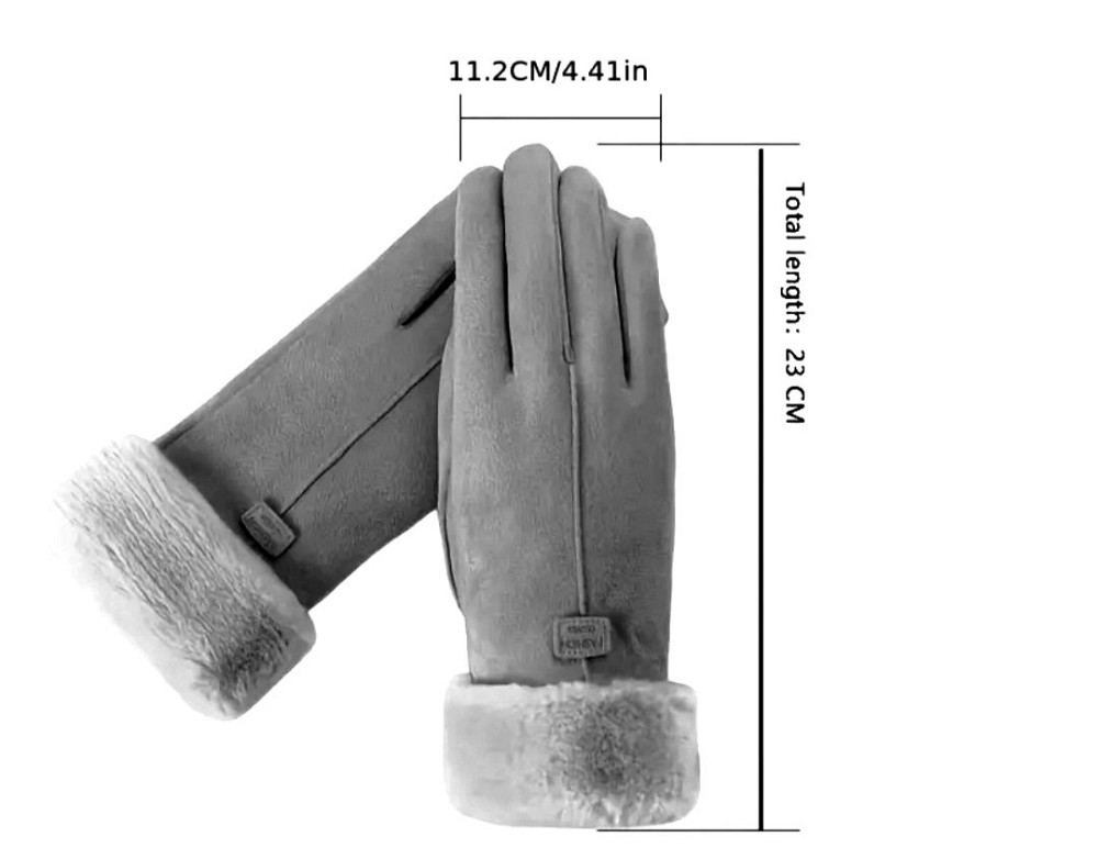 Рукавички зимові сенсорні Чорний Смела - изображение 2