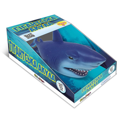 Антистресс #sbabam Стретч-игрушка в виде животного - Гигантская акула (синяя) (66/CN21-2) Винница - изображение 4