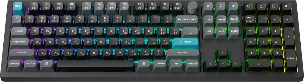 Клавіатура бездротова Keychron Q6 Ultra Keychron Red Switch Black RGB (Q6U-M1-UA) ( 29670 ) Харьков - изображение 2