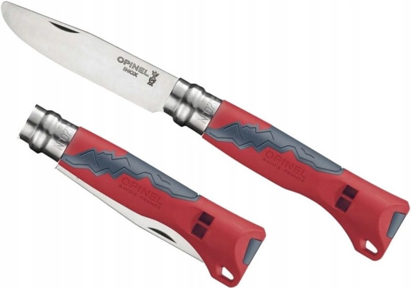 Універсальний Складаний Ніж для дітей зі свистком Opinel No.7 "Outdoor Junior" (001897) Нержавіюча сталь Нововолинськ - фото 2