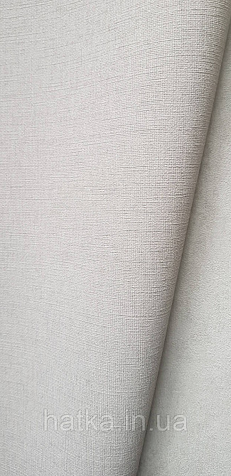 Обои виниловые на флизелине A.S.Creation UNITA 1.06x10 однотонные плд ткань лен матовые бежевые Киев - изображение 1