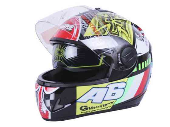 Мотошлем интеграл MD-800 (черный с цветной графикой А6, size S) Мукачево