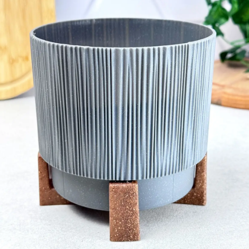 Вазон Осло зі вставкою та декоративною підставкою 12см граніт Алеана Житомир - изображение 6