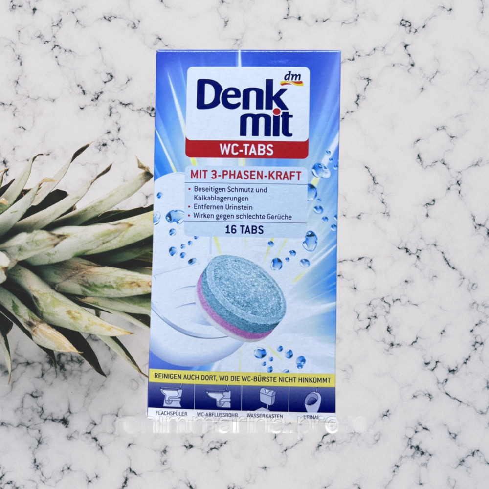 Таблетки для чистки унитаза DenkMit WC-Tabs, 16 шт Виноградов - изображение 2