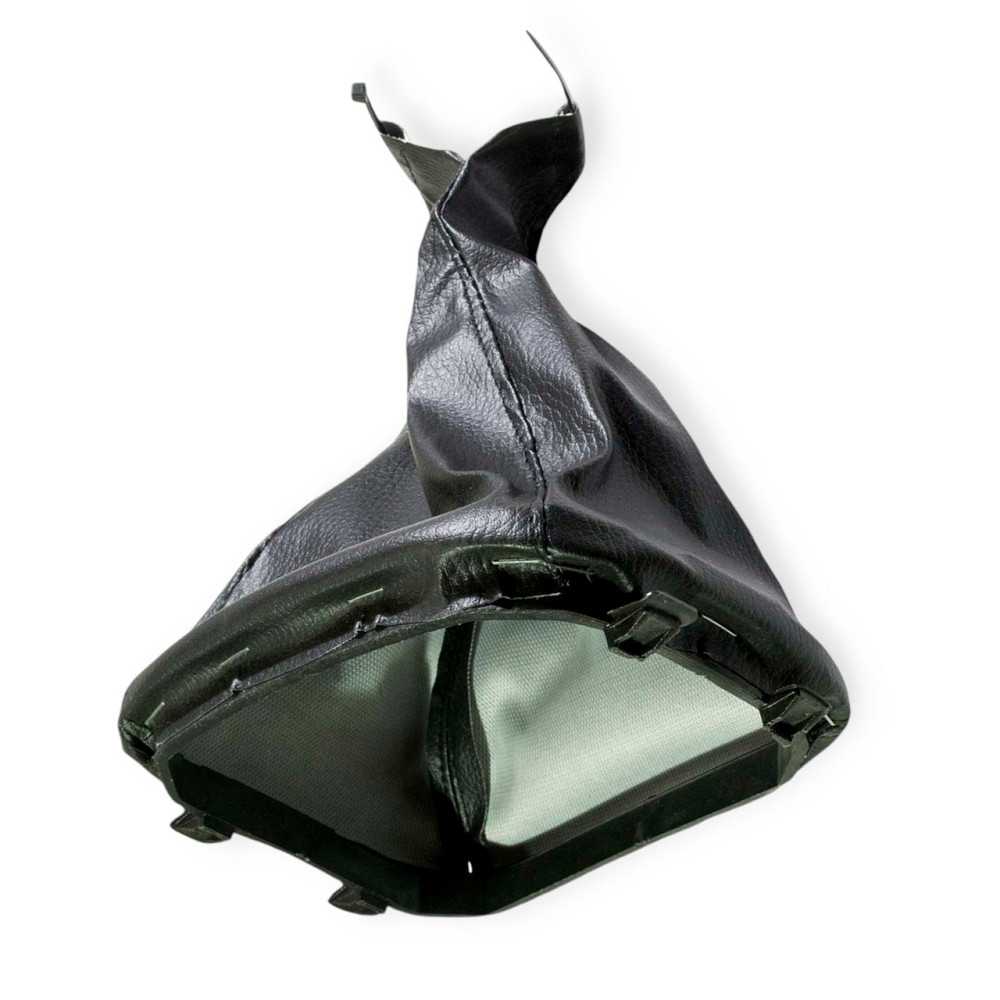 Пыльник Ланос салона/рычага черный (кожзам) на рамке КПП Мукачево - изображение 1