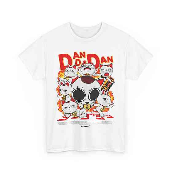 Футболка для хлопчика з аніме принтом Дандадан Кат Турбо Граннй оверсайз (зріст від 165 до 180) Чорний AnimeJ0141m Дніпро