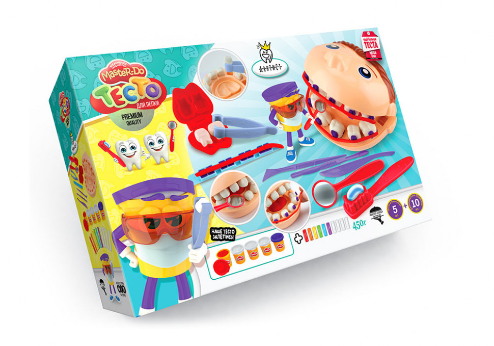 Набір креативної творчості "Тісто для ліплення" Master Do "ДАНТИСТ TMD-12-01U Вінниця - фото 1