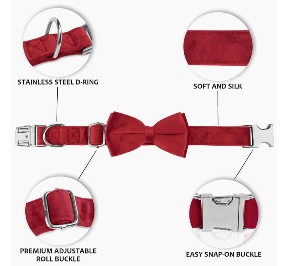 Нашийник для собак з метеликом Wirktive розмір L Луцк - изображение 6