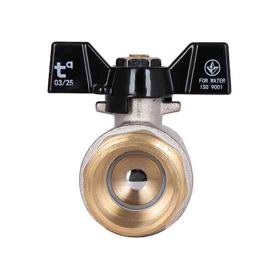 Кран кульовий Thermo Alliance Base 1" ВН для води (метелик) SD607W25 Київ