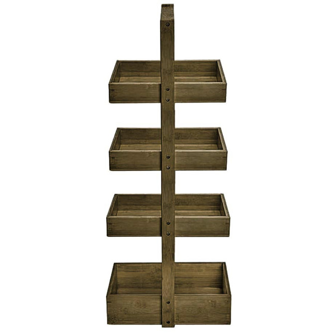 Етажерка для ванної "Даразія" палісандр Миколаїв - фото 1