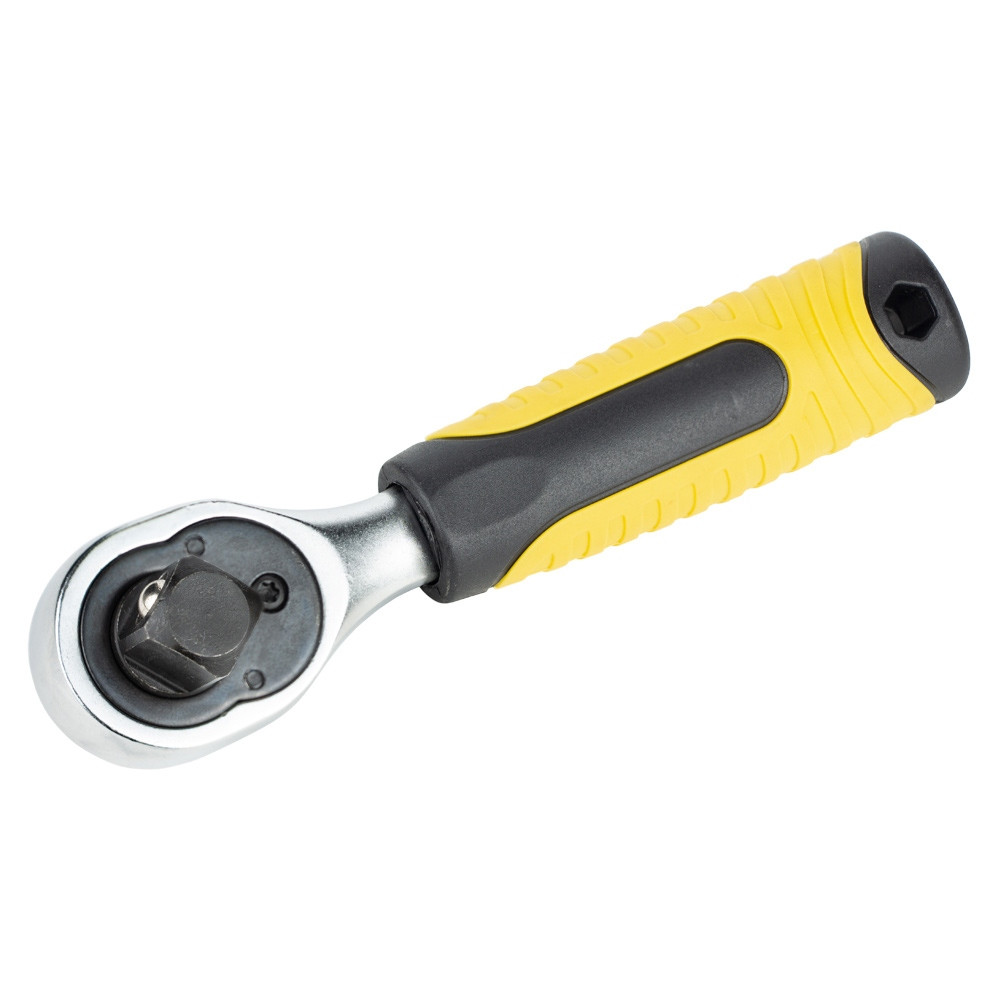 Sigma Ключ-трещотка двухсторонняя укороченная 1/4"-1/2" 145мм 72T CrV SIGMA (6050251) Коломыя - изображение 5