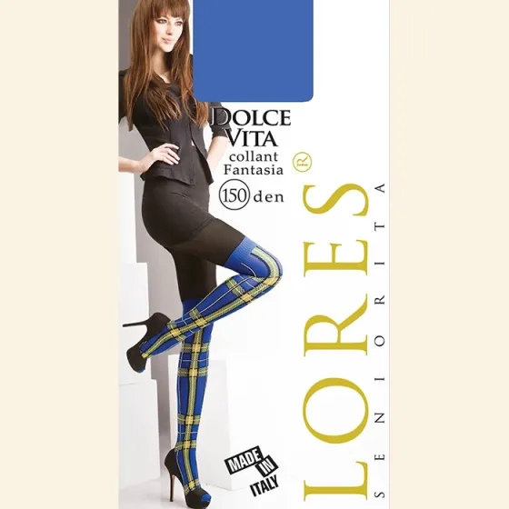 Колготки жіночі Lores Dolce Vita 150 den XS/S 1/2 різнобарвний Київ