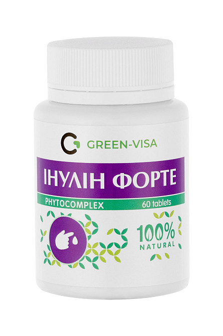 Інулін форте / ТМ Грін-Віза / 60 таблеток Київ - фото 1