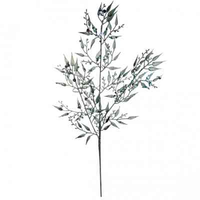 Декоративная ветвь YES! Fun 82 см, бирюза, глиттер (974601) Винница